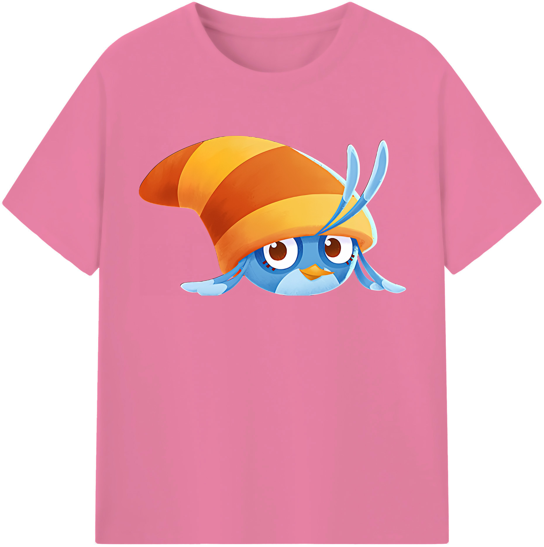 （画像用） Angry Birds アングリーバード 綿100％半袖Tシャツ（フロントプリント）